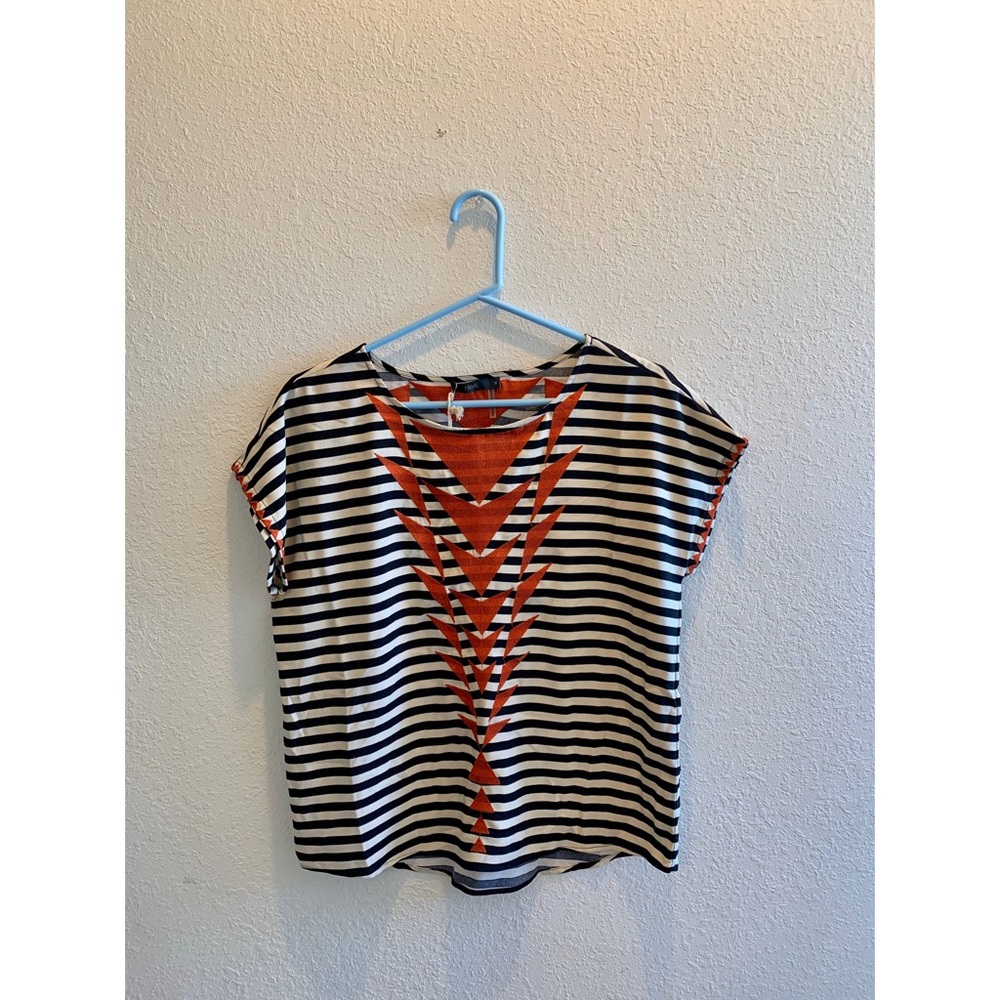 Short Sleeve Striped Top